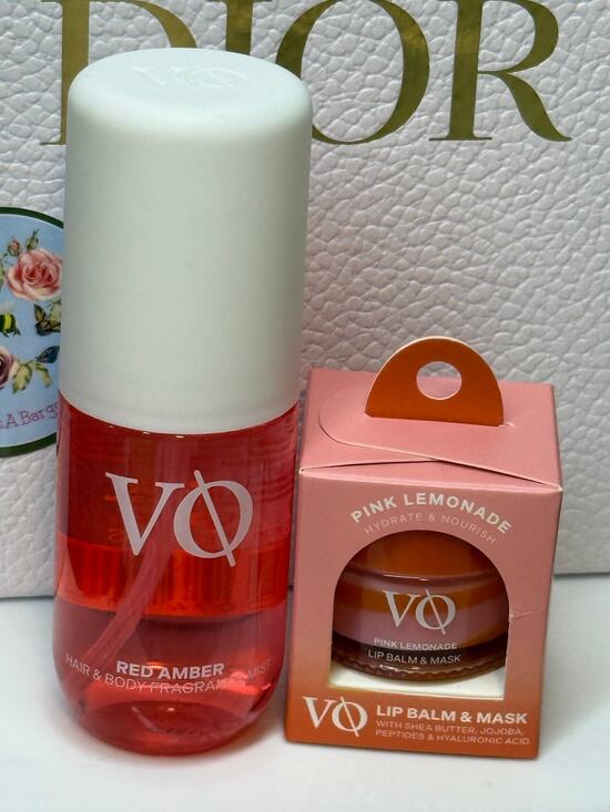 Vitamasque Other - Vitamasque 2 Pc BUNDLE -Hair & Body Mist - Red Amber & Lip Balm - Pink Lemonade